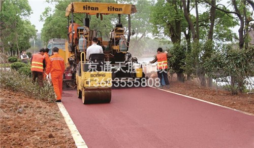 彩色沥青路面施工